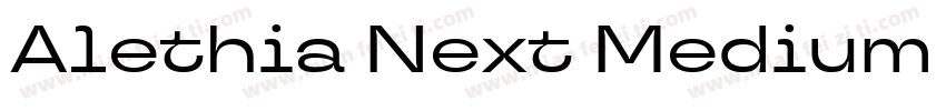 Alethia Next Medium Upright字体转换